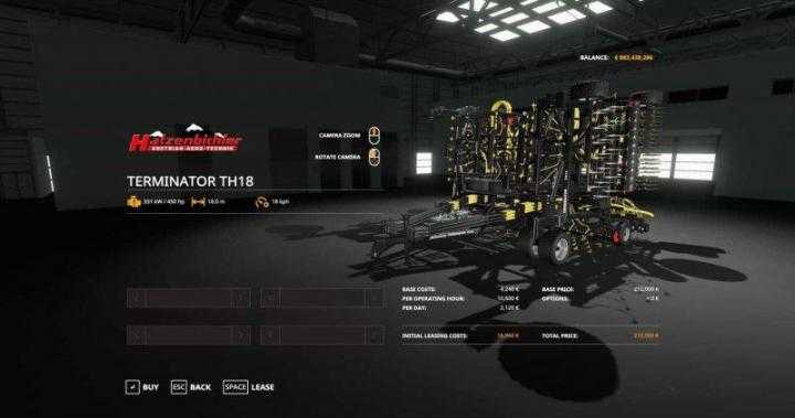 FS19 – Terminator Th 18 (Black Edition) V1