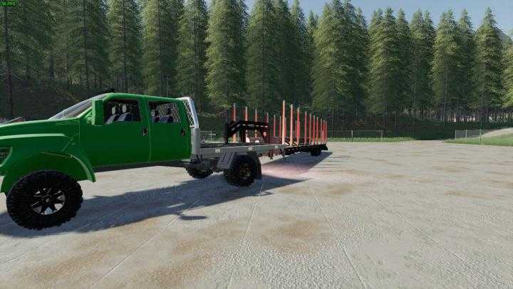 FS19 – Tj 40Ft Log Trailer V1