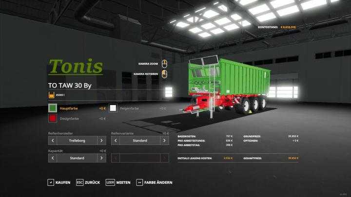 FS19 – To Kroger Taw Trailer V1.1