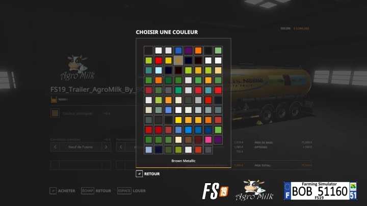 Trailer Agromilk V1.0 FS19