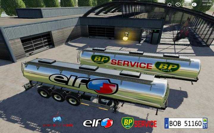 FS19 – Trailer Bp Elf By Bob51160 V1.0.0.3