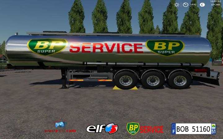 FS19 – Trailer Bp Elf By Bob51160 V1.0.0.3