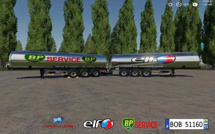 FS19 – Trailer Bp Elf By Bob51160 V1.0.0.3