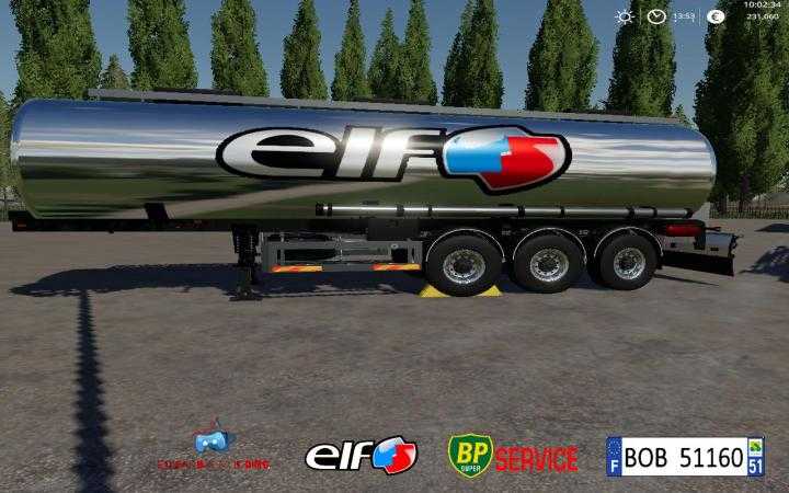 FS19 – Trailer Bp Elf By Bob51160 V1.0.0.3