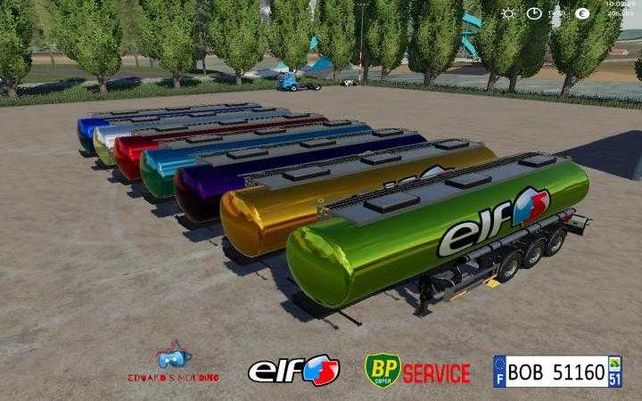 FS19 – Trailer Bp Elf By Bob51160 V1.0.0.3