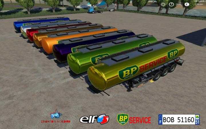 FS19 – Trailer Bp Elf By Bob51160 V1.0.0.3