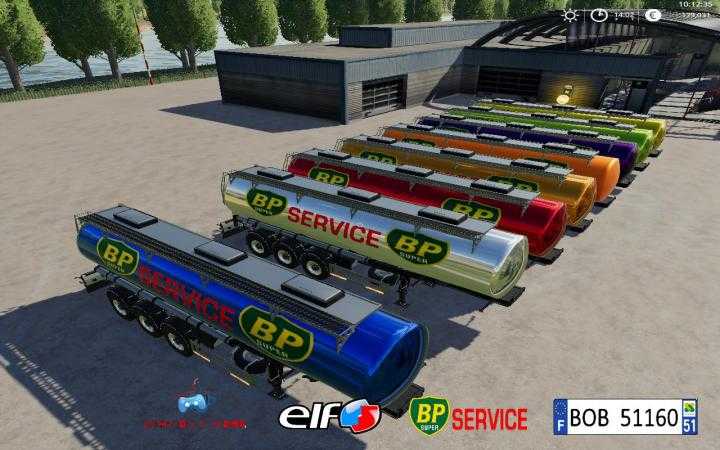 FS19 – Trailer Bp Elf By Bob51160 V1.0.0.3