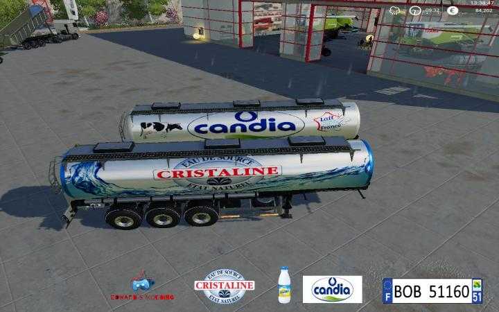 FS19 – Trailer Cristaline Candia By Bob51160 V1