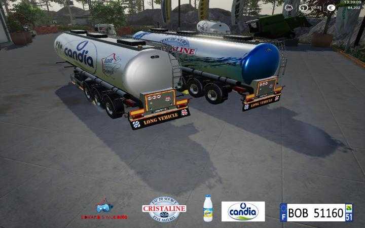 FS19 – Trailer Cristaline Candia By Bob51160 V1