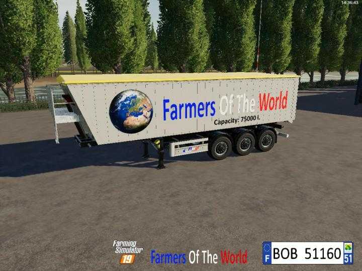 FS19 – Trailer Farmers Of The World V1