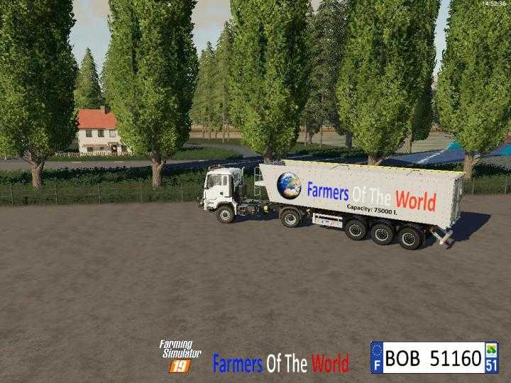 FS19 – Trailer Farmers Of The World V1