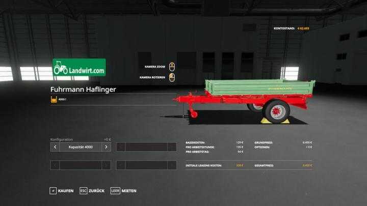 FS19 – Trailer Pack Universal 1 Achs Kipper V1