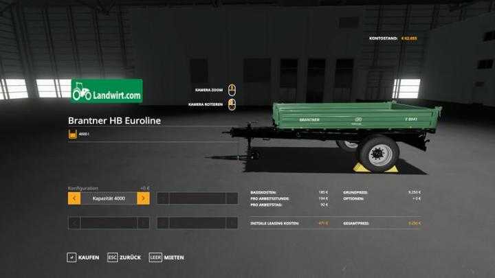 FS19 – Trailer Pack Universal 1 Achs Kipper V1