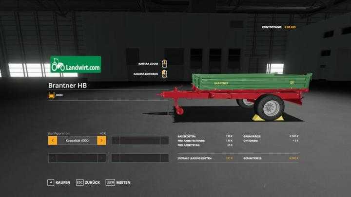 FS19 – Trailer Pack Universal 1 Achs Kipper V1