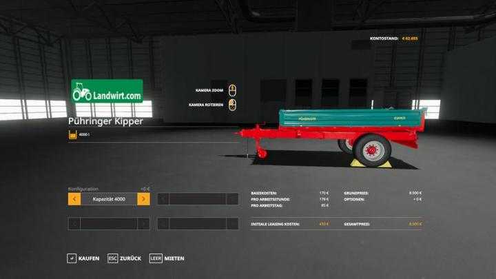 FS19 – Trailer Pack Universal 1 Achs Kipper V1