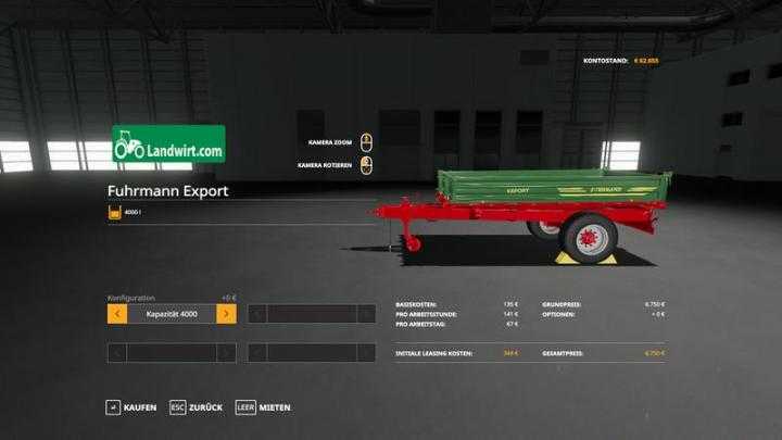 FS19 – Trailer Pack Universal 1 Achs Kipper V1