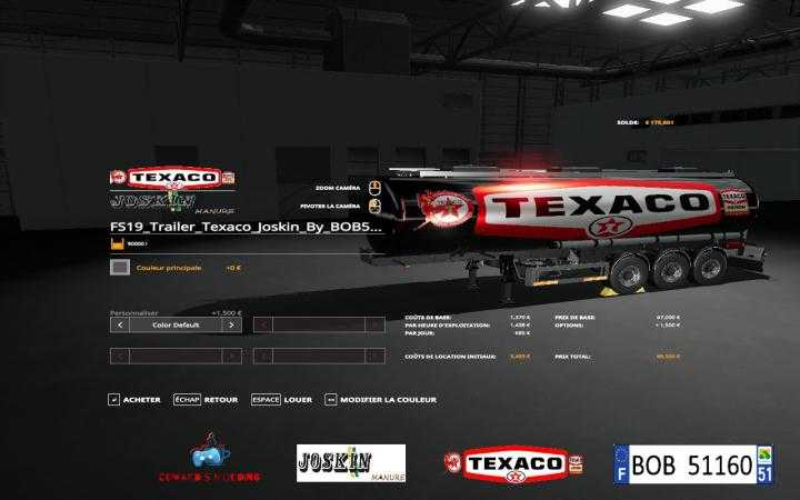 FS19 – Trailer Texaco Joskin V1.0.0.1