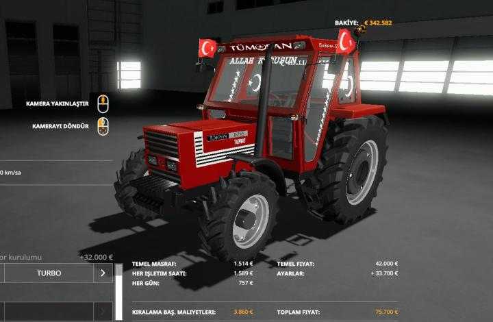 FS19 – Tumosan 8000 Series Turbo V2