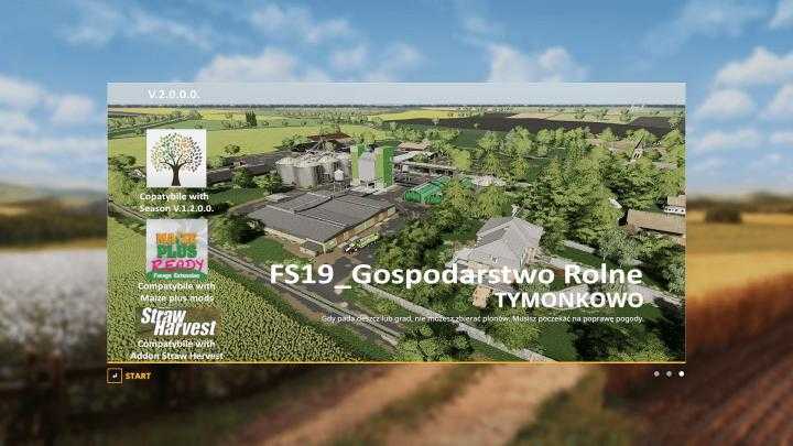 FS19 – Tymonkowo Full Compatybile V2