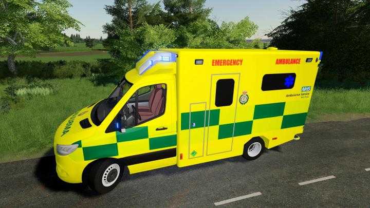 FS19 – Uk Real Ambulance Reskin V1