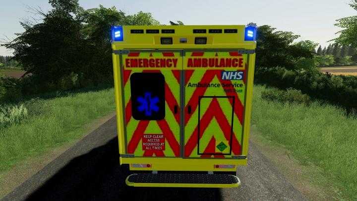 FS19 – Uk Real Ambulance Reskin V1