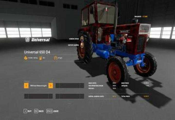 FS19 – Универсальный 650 D4 V1 - Mody-FS.ru