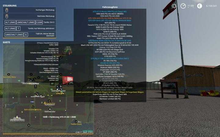 FS19 – Vehicleexplorer V0.9.3.9