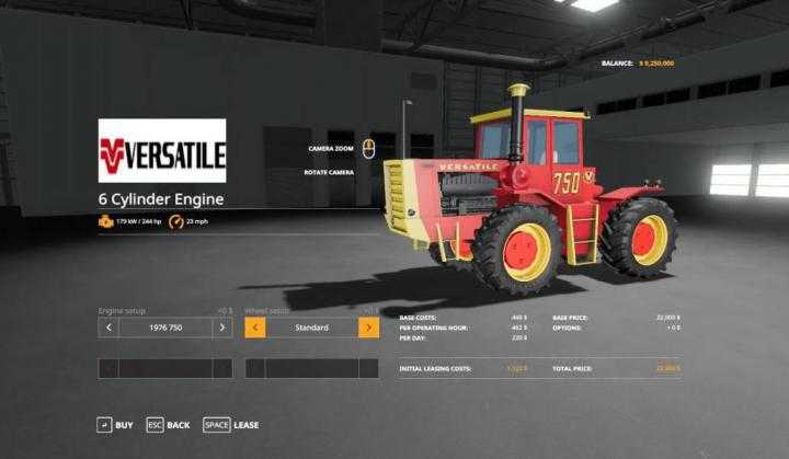 FS19 – Versatile 6 Cylinder Series V1