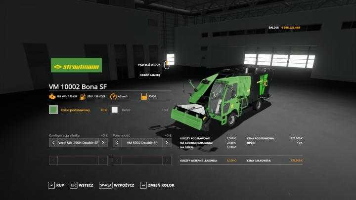 FS19 – Vertimix 10002 Tmr By Bona V1.0.2.0