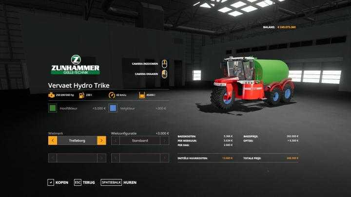 FS19 – Vervaethydrotrike Pack V1