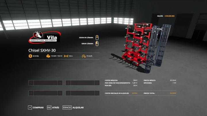 FS19 – Vila Chisel Sxhv 30 V1