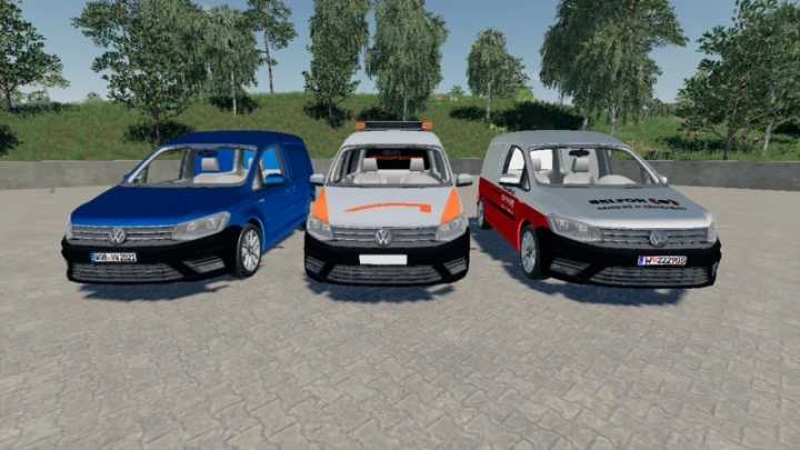 Volkswagen Caddy Highline 2015 V1.0 FS19 - Mody-FS.ru