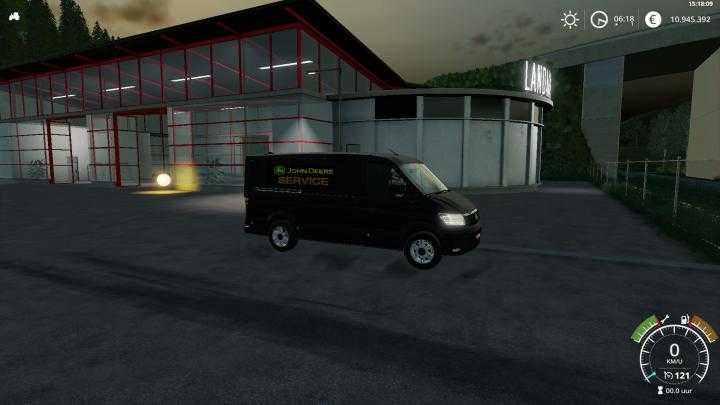 FS19 – Volkswagen Crafter 2017 John Deere Service V1.1