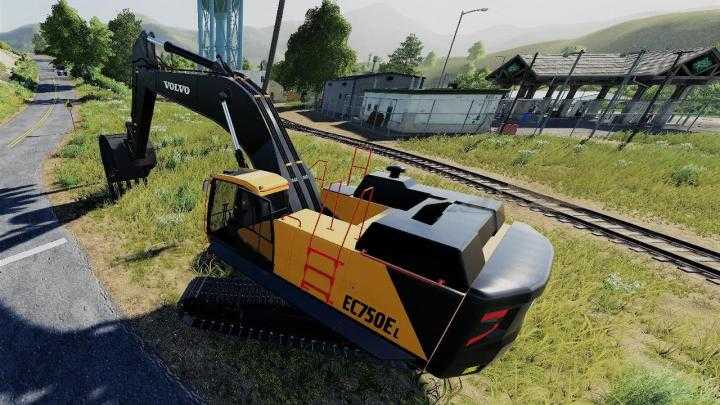 Volvo Ec-750El Mining Excavator V1.1 FS19