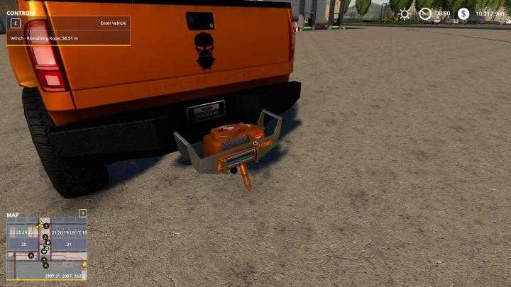 FS19 – Warn Bumper Attachable Winch V1