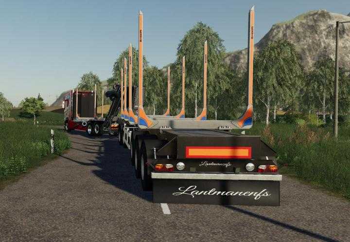 FS19 – Wood Trailer Roadtrain V1.5