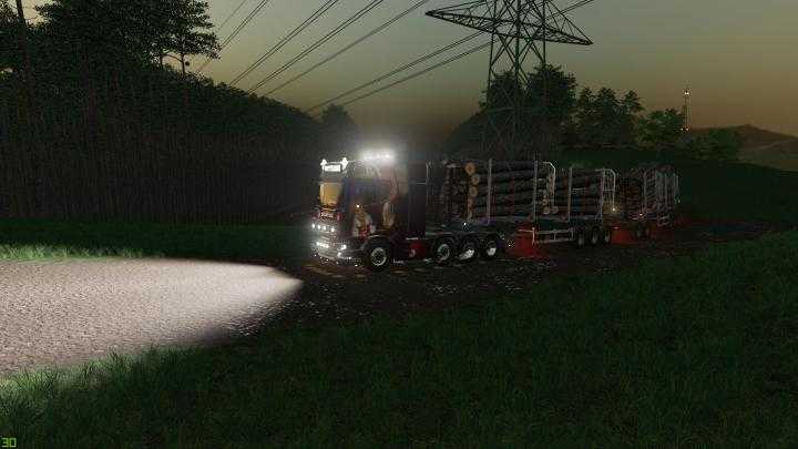 FS19 – Wood Trailer Roadtrain V1.5