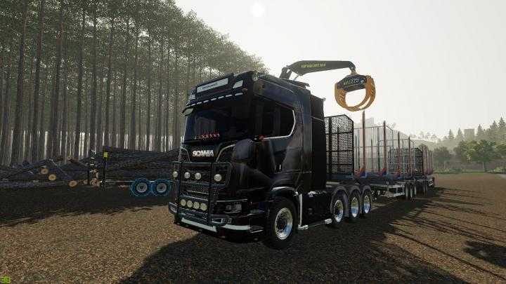 FS19 – Wood Trailer Roadtrain V1.5