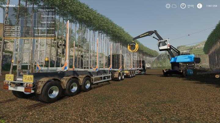 FS19 – Wood Trailer Roadtrain V1.5