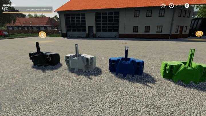 FS19 – Xxl Gewichte Pack V1.1