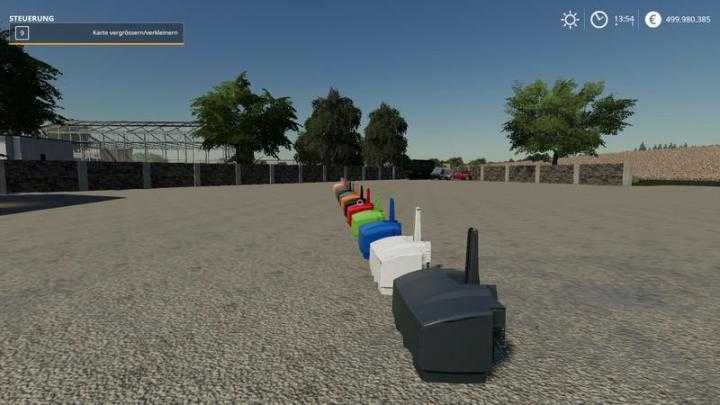 FS19 – Xxl Gewichte Pack V1.1