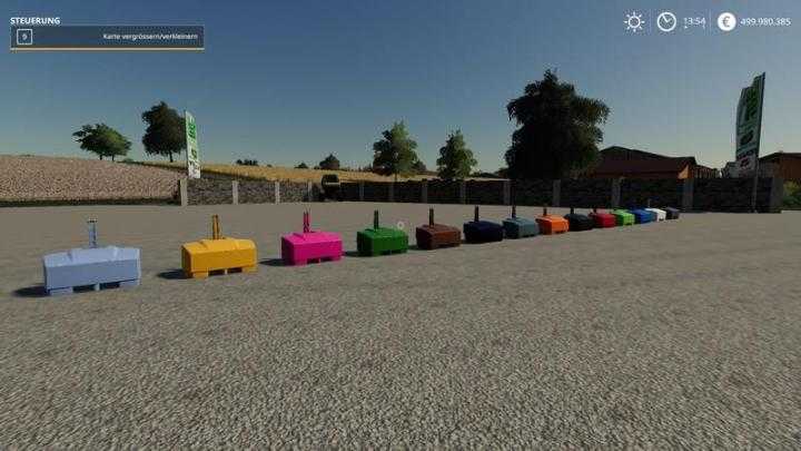 FS19 – Xxl Gewichte Pack V1.1