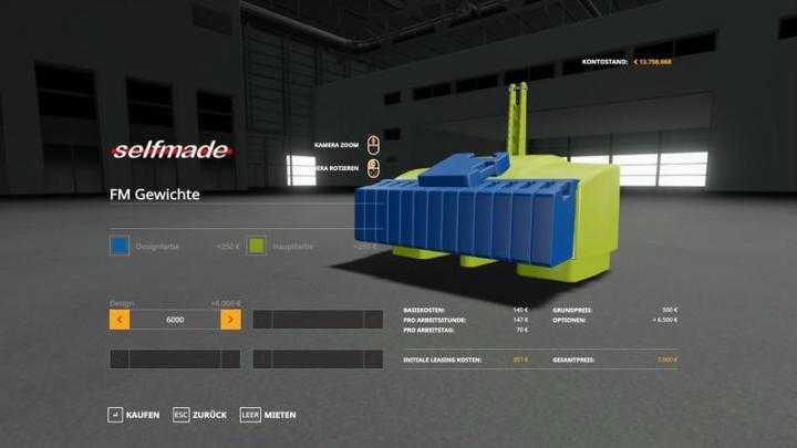 FS19 – Xxl Weights Pack V2.0.0.2