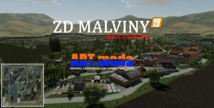 FS19 – Zd Malviny Map Beta