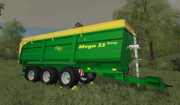 FS19 – Zdt Mega 33 Easy Trailer V1