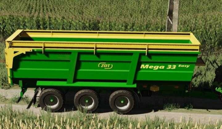 FS19 – Zdt Mega 33 Easy Trailer V1