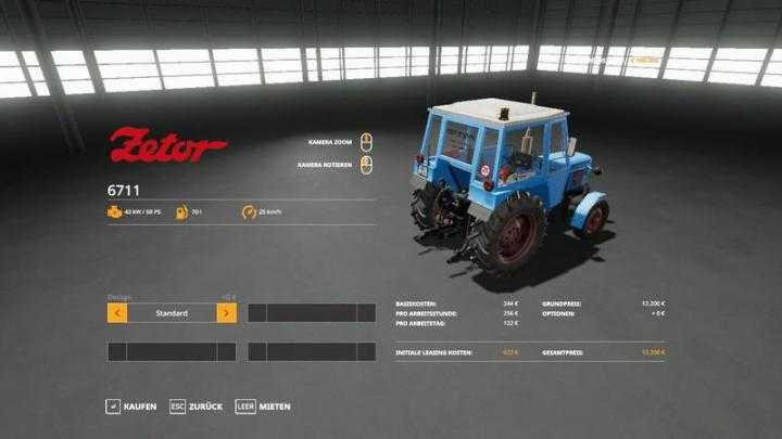 FS19 – Zetor 6711 V1