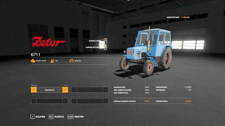 FS19 – Zetor 6711 V1