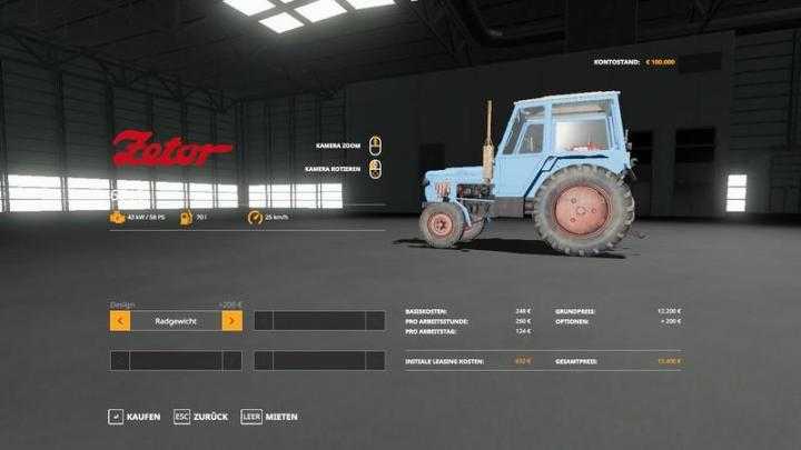 FS19 – Zetor 6711 V1