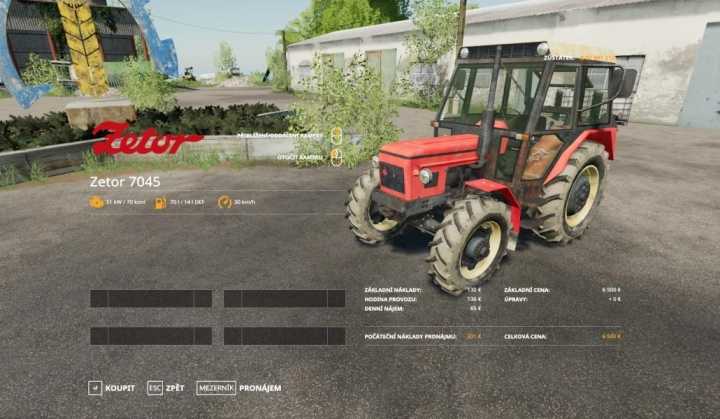 Zetor 7045 Mustang V1.0 FS19